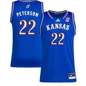 Darryn Peterson Kansas Royal Blue Jersey
